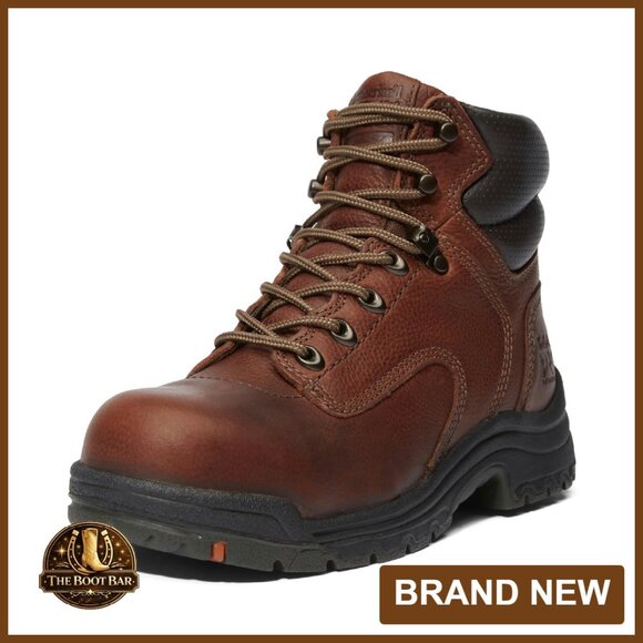 Women's 6-Inch Alloy Safety Toe Work Boots Electrical Hazard Protection